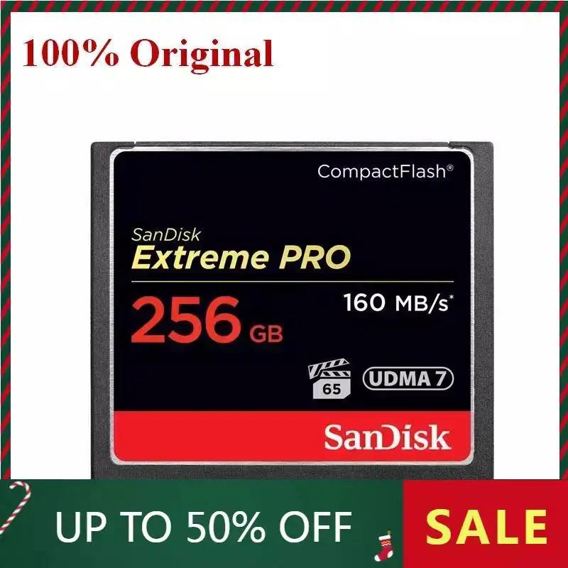 SanDisk DSLR  HD ķڴ ũ ޸ ī, ͽƮ   Ʈ ÷ ī, 160 M/S, 32GB, 64GB, 128GB, 256GB CF ī
